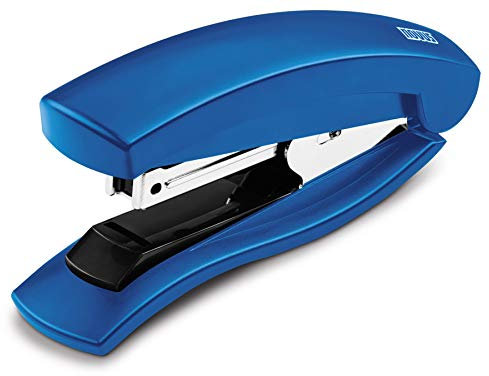 Novus C 3FC Flachheftgerät (30 Blatt Heftleistung, inkl. 200 Heftklammern,für Büro und Arbeitsplatz) blau