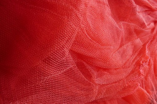 Geschenkestadl Moskitonetz in Rot 12,5 m Umfang Mückenschutz Fliegennetz Netz Ø 65cm Baldachin