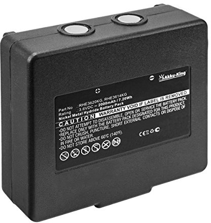 Akku-King Akku kompatibel mit Hetronic mini - ersetzt 68300900, 68300600 - NI-MH 2000mAh