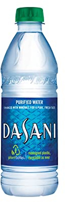 DASANI Purified Water Enhanced with Minerals, 16.9 Fl Oz (Pack of 24)