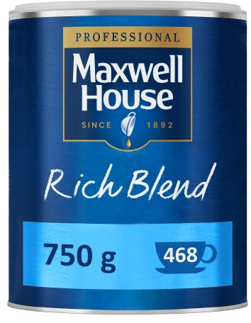 Maxwell House Rich Blend Instant Coffee - 1 x 750g Tin