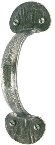 Handmade Bean D Handle 6 - Pewter Patina
