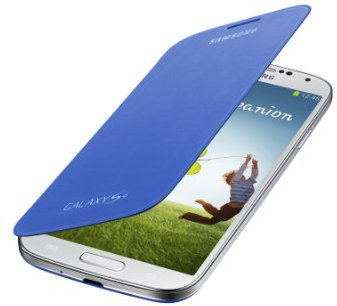 Custodia a libro per Samsung Galaxy S4, Azzurro, Samsung Galaxy S4