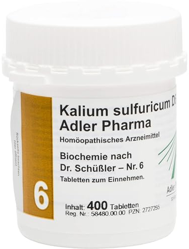 BIOCHEMIE Adler 6 Kalium sulfuricum D 6 Tabletten 400 St