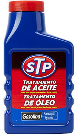 STP Tratamiento de Aceite para Motores de Gasolina, Fortalece y Protege con Aditivos Antidesgaste y Antifricción, Mantiene Viscosidad y Lubricación Bajo Calor Extremo, 300ml