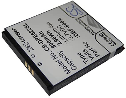 vhbw Akku kompatibel mit Doro PhoneEasy 621, 626 Handy Smartphone Telefon (800mAh, 3,7V, Li-Ion) - Ersatz für Doro DBF-800A, DBF-800B, DBF-800C