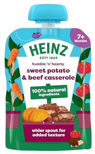 Heinz Baby Food Sweet Potato & Beef Casserole Pouch 100g