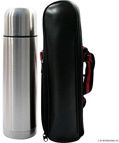 PRIMA 0.5Ltr Stainless Steel Vacuum Flask with Carry Case