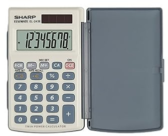 Sharp EL 243 E Taschenrechner
