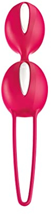 FUN FACTORY Beckenbodentrainer SMARTBALLS DUO (Pink) | Zubehör | Medizinisches Silikon | Accessoire | Geschenkidee
