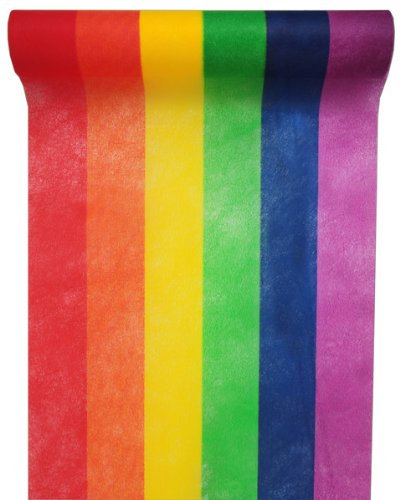 Santex Tischläufer Regenbogen Rainbow 30cmx5m