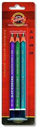 KOH-I-NOOR Jumbo-Dreikant-Bleistift, 3 Stück