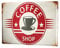 Blechschild Wandschild 30x40 cm Vintage Retro Metallschild Kaffee Coffee Shop