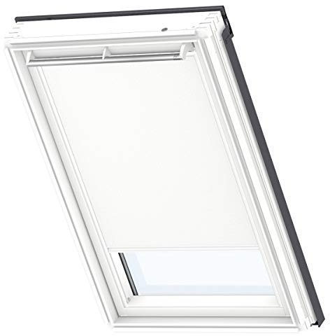 VELUX Original Dachfenster Verdunkelungsrollo, mit weißer Führungsschiene, Weiß, für P08