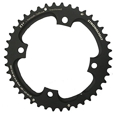 Stronglight Kettenblatt MTB f. Sram 2x10 außen 42 (28) Z. ct² schwarz 274104