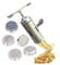 Newcreativetop Stainless Steel Manual Noodles Press Machine Pasta Maker with 5 Noodle Mould