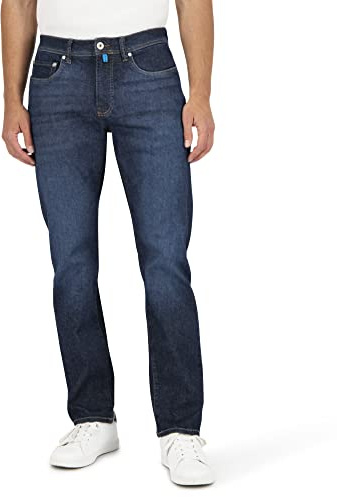 Pierre Cardin Herren Jeans Lyon | Männer Hose | Tapered Fit | Dark Blue Used Buffies Washed | Dark Blue Used Buffies 8006 6814 | 40W - 36L