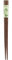 Ishida 11615 Chopsticks Made in Japan Hexagon Pea 9.1 inches (23 cm), Green