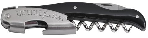 Laguiole 03014 Millésime Sommelier ABS/Acier Inoxydable Noir 13 x 3,5 x 2 cm