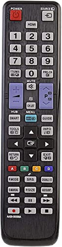 ALLIMITY AA59-00508A Télécommande pour Samsung TV UE22D5010 UE27D5010 UE32D5500 UE32D5520 UE37D5500 UE37D5520 UE40D5500 UE40D5520 UE40D5700 UE46D5500 UE46D5700 UE37D5700 UE22D5020 UE46D5520