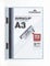 Durable Klemm-Mappe Duraclip A3, Hartfolie, bis 60 Blatt A3, blau, 10er Pack, 221806