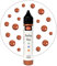 Viva Decor Perlen Pen (Kupfer, 28 ml) 3D Pearl Pen - T Shirt Marker zum Bemalen von Stoff und Textilien - Deko Farben - Stifte Perlen - Made in Germany