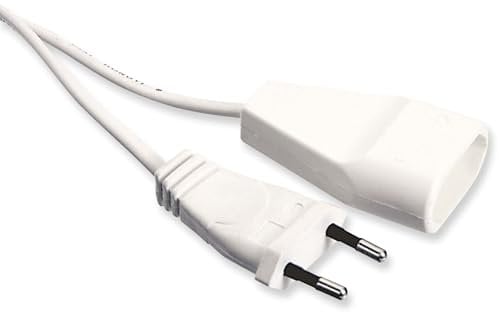 Goobay 50507 Strom Verlängerungskabel 2.5A Weiß 3m