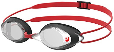 SWANS verspiegelte Wettkampf Schwimmbrille SRX-M PAF, Farbe:Smoke Silver (SMSI)