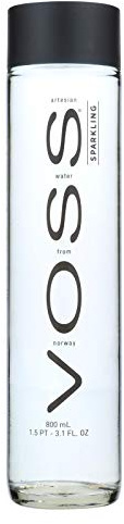 Voss Wassersprudelndes Wasser, 768 ml – 12 pro Packung.