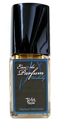 Original Teufelsküche Patchouli Unholy – Geweihter Weihrauch & Vintage-Patchouli für dunkle Zeremonien, Eau de Parfum uni, Gothic Parfum, 25 ml Spray, Gotik Patchouly