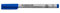 STAEDTLER Universalstift Lumocolor non-permanent, blau, breite Keilspitze ca. 1,0 - 2,5 mm, feucht abwischbar, für fast alle Oberflächen, 10 blaue Folienstifte im Kartonetui, 312-3