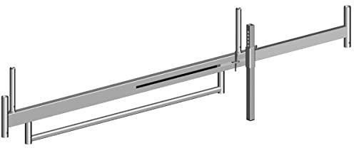 Layher Fahrbalken mit 2 rohrverbindern, verstellbar, 3,2 m