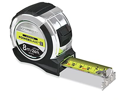 Komelon mpt826e 8 m/26 ft 27 mm Breite Power Klinge Tape