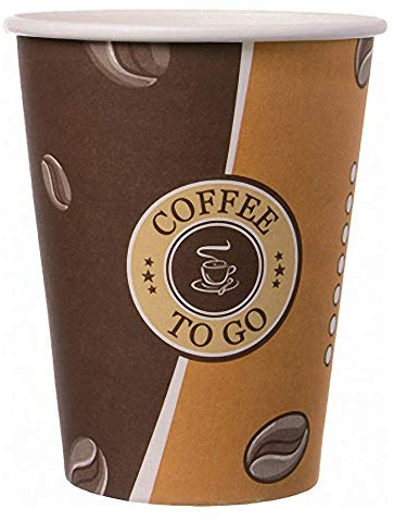 1000 Stk. Kaffeebecher Topline, Coffee to go, Pappe beschichtet, 12oz., 300 ml