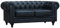habitat et jardin Chesterfield-Sofa Aliza - 157 x 82 x 70 cm - 2-Sitzer - Schwarz