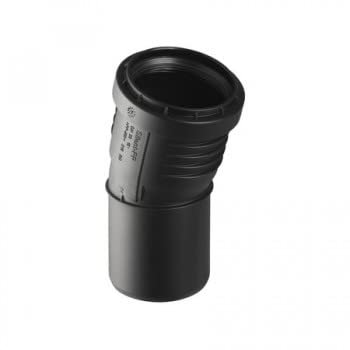 Geberit 390320141 Bogen Silent-PP mit Muffe, 15 Grad DN 75