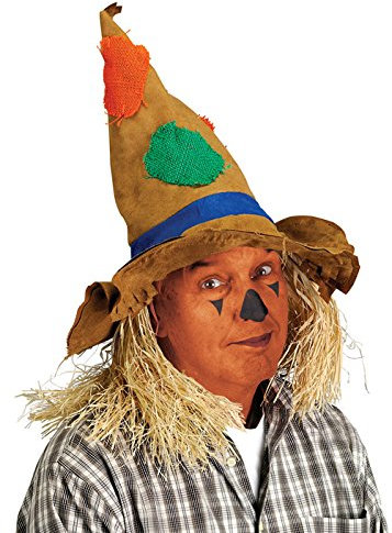 Beistle Deluxe Scarecrow Hat with Straw