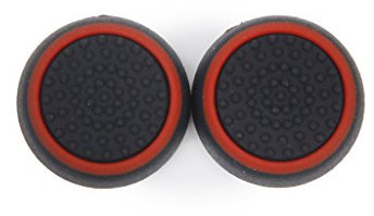 1 Par Tapas Joystick Analogico Para Sony PlayStation 4 PS4 Controlador Rojo