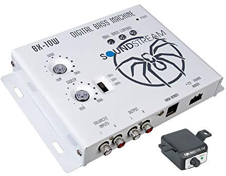 Soundstream BX-10W Procesador de reconstrucción de bajo Digital con Control Remoto (Blanco)