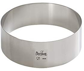 Decora 0063716 Cerchio Inox Ø 16 X H 4,5 Cm