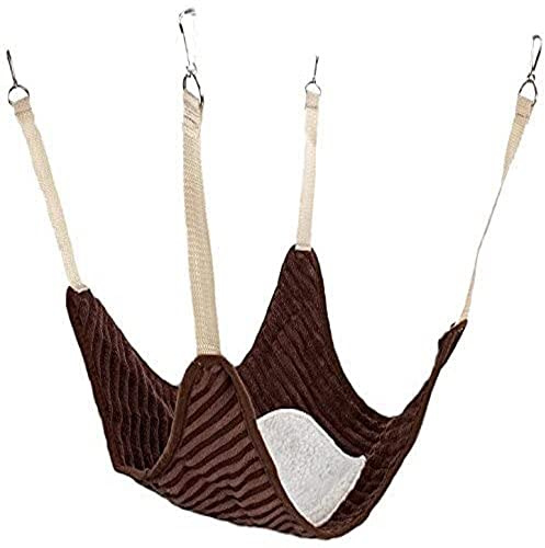 Little Friends Plain Hammock with Fleece Centre, Luxury Chocolate Brown