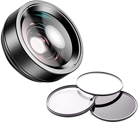 Sony Fdr-ax33 0,43 X haute définition Super Grand Angle objectif W/macro + 52 mm 3 pièces Kit de filtre + Stepping Ring 52–58 + NW Direct Micro Fibre Chiffon de nettoyage