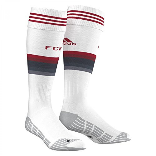 adidas Herren Socken FC Bayern München Replica Spieler-Auswärtssocken 1 Paar, White/Power Red/Night Navy/Bold Onix, 34-36