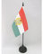 AZ FLAG - Tischflagge Volksrepublik Ungarn 1949-1956 - 15x10 cm - Ungarische Tischfahne 10 x 15 Cm - Flaggen