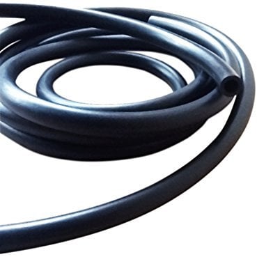BRAND NEW RUBBER NITRILE FUEL PIPE FOR PETROL ROTARY LAWNMOWER ENGINES 1 METRE 5mm 3/16 ID 8mm 5/16 OD