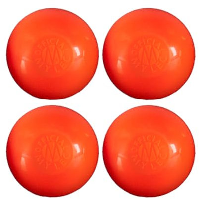 Mylec Orange Hockeybälle für warmes Wetter, 4 Stück