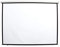 EUROLITE Projektionsleinwand 4:3,240cmx180cm | Handauszugs-Bildwand mit Springrollo