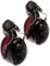 3M H540P3E-413-SV Cuffie Protettive, 34 dB, Rosso/Nero