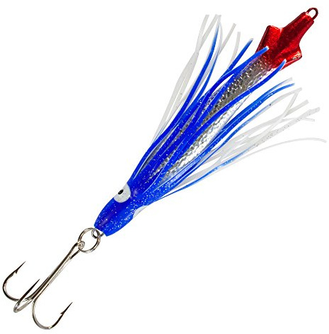 Team Deep Sea Octopus Pilker – Meeresköder mit Gummitentakeln – Erhältlich in 125g, 250g & 400g – Verschiedene Fluo- & Chrom-Farben – Ideal für Dorsch, Köhler & Heilbutt in Norwegen