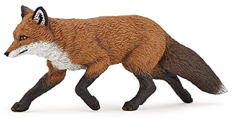 Papo -Handbemalt - Figuren -Wildtiere Der Welt-Fuchs-53020-Sammelbar-Für Kinder - Geeignet für Jungen und Mädchen - Ab 3 Jahren